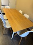 matbord med 6st stolar 180x90