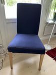 stolar matsal blåklädda billigt 