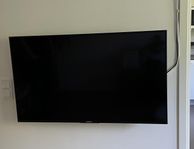 Sony 49' 4K tv med väggfäste