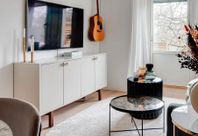 IKEA STOCKHOLM sideboard – vit/valnöt, limited edition