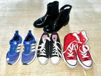 CRW skinn boots Adidas Wheelis Converse