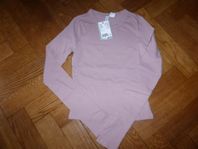 NY gammelrosa topp top tröja i kort modell från H&M stl XS