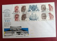 Förstadagsbrev Regalskeppet Wasa med Wasa stämplar!