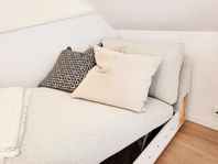 VIMLE Schäslong, med breda armstöd/Gunnared beige