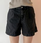 Svarta shorts i bomull