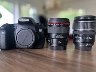 Canon 60D med 2 st objektiv