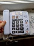 Seniortelefon med stora knappar