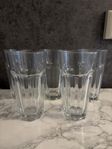 Höga Caféglas, 15cm hög
