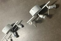 Två tak-spotlights
