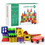 Magnetic Tiles 100 Delar