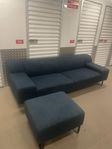 bolia soffa + fotpall