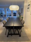 Rowicco Carradale matbord och 6 Alison stolar 