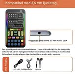 Röstförändrare & Ljudkort i Ett – För Spel, Streaming,