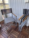 Hopfällbara stolar till balkong