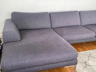Soffa med schäslong