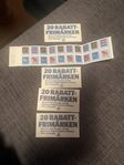100 rabattfrimärken