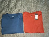 Två Cubus T-shirts - Orange och Blå