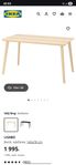 Matbord Ikea Lisabo 