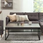 soffbord med betonglook skiva (115cm x 75cm)