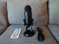 Bra nybörjar mikrofon för streaming (Blue Yeti USB Blackou