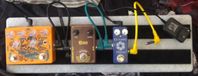 Pedal bord väska och tre effekter komplett nytt