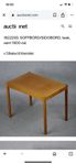 Teak side/avlastningsbord 2st