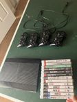 Playstation 3 Med Spel Och Handkontroller