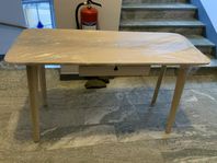 Ikea LISABO Skrivbord, askfaner, 118x45 cm