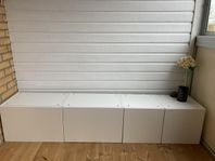 Vägghängda skåp med dörr, vit, det finns 4 st