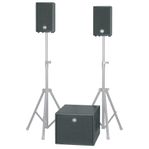 HK PowerWorks 2x300w 15" aktiva subwoofers, 2st sateliter