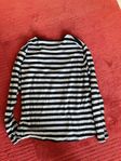 Tiger of Sweden fintröja svart/vit randig i XL