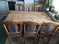 Köksbord+6st stolar