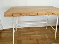 Skrivbord Lillåsen i bambu 102x49 cm