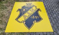 Stor AIK tavla ca 2 x 2 meter 