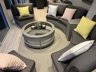 Snygg och stilren, grå, loungeset Sunfun