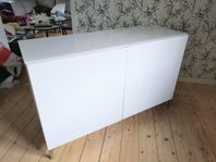 IKEA Bestå förvaring, 120x40x64cm,  vit glasskiva