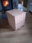2st IKEA Byrå två lådor i i bokfärg. M.a.l.m serien.