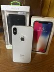 iPhone X Vit , 100% batteri