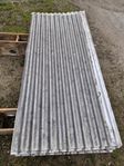 Takplåt sinusformad aluminiumplåt 88×200 cm