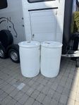 Plasttunnor 200 liters
