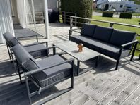 VONGE Loungeset 5-sits snabbtorkande 