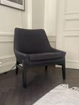 Designfåtölj - Ihreborn ”Teve” (svart)