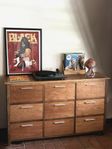 Arkivskåp / Sideboard med 9 lådor - Byrå Lådskåp 