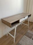Skrivbord Jysk ABBETVED 48x120 ljus ekfärgad/vit