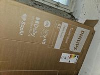 Philips 65" 4K Smart TV – trasig skärm, allt annat funger
