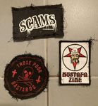 Tygmärken Punk Psychobilly Scams Those Poor Bastards Vintag
