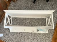 Hatthylla "Kivik" vit 100 cm