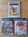 [PS2] Tre PlayStation 2-spel