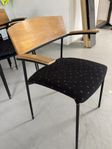 Stolar 9 stycken  EFG svart klädsel