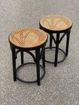 2st pallar i Böjträ och Rotting - Vintage i Thonet stil